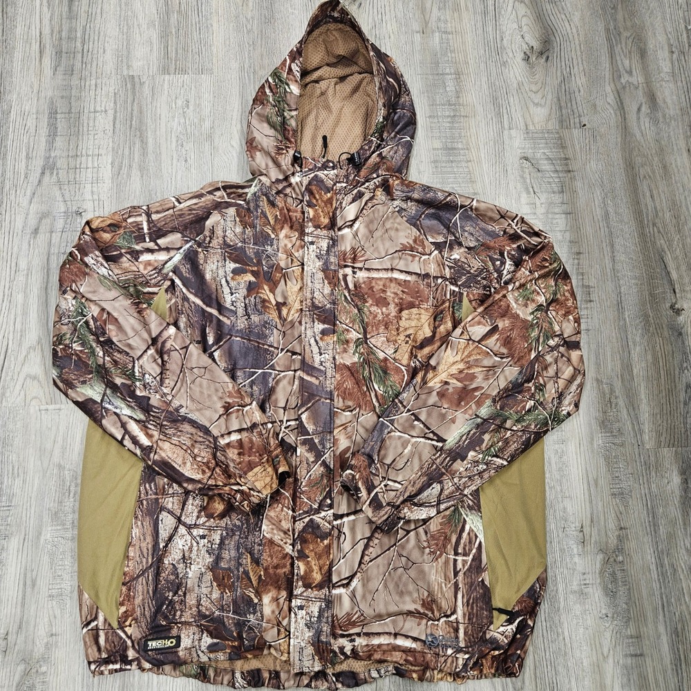 Guide Series Hunting Jacket Mens 3XLT Camo Realtree TecH2O Waterproof Hooded